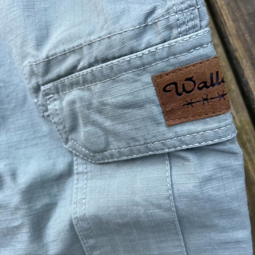 - NWT Walls workwear Green Cargo Shorts Mens Small - Picture 9 of 13